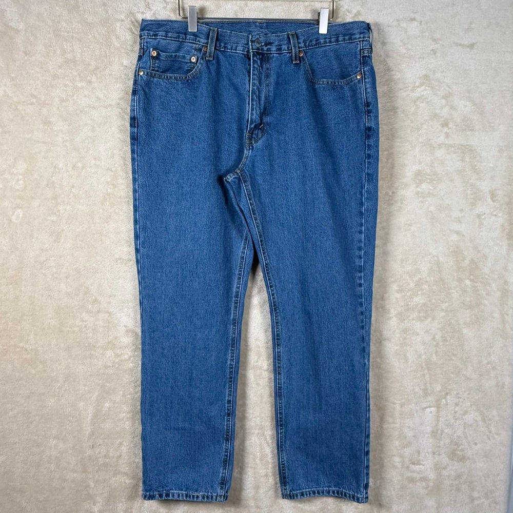 Levi's 541 Athletic Fit Jeans Mens W38 L32 Comfort Stretch Blue Denim